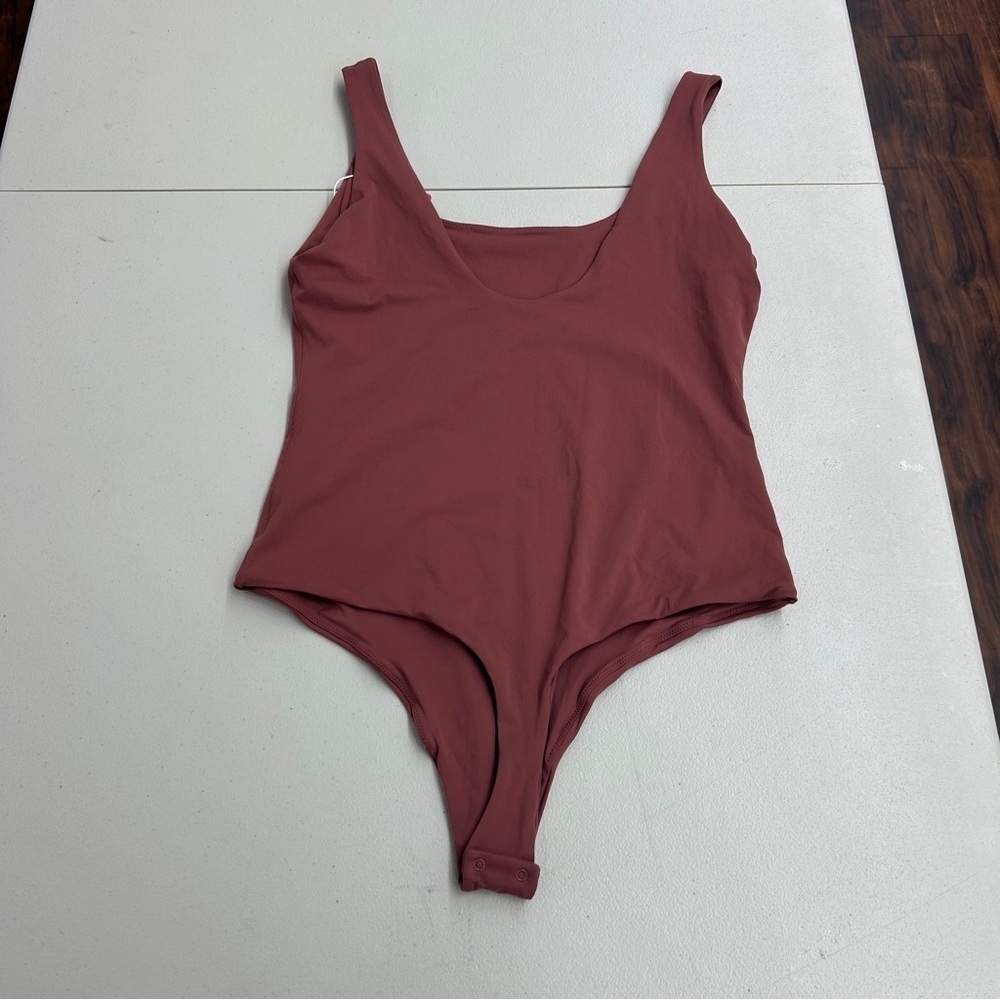 Pumiey Large Body Suit In Merlot - Picture 4 of 4